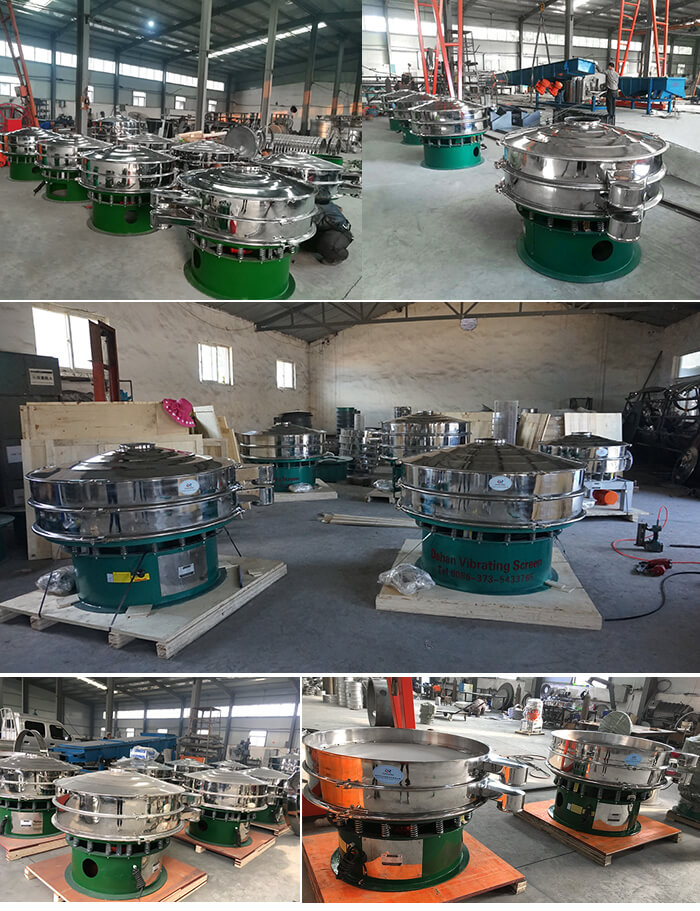 展示廳展示旋振篩，批量展示不銹鋼振動篩，包裝氣體保護振動篩，批量展示碳鋼旋振篩